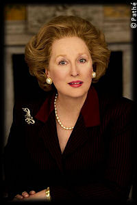 Meryl Streep as and in The Iron Lady